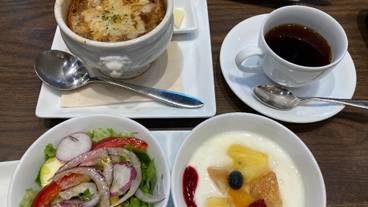 朝食/オニオングラタンスープ例 / 11