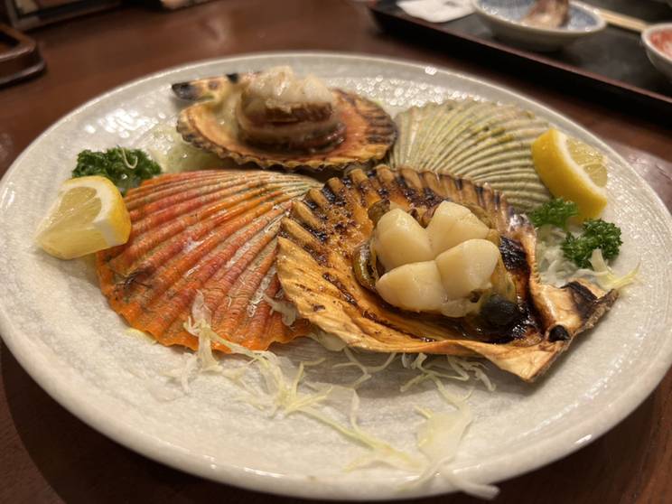 ひおうぎ貝網焼き / 3