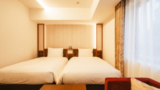 [シティビュー] ユニバーサルツイン禁煙 2名利用 4階 車椅子利用可 (スカイツリーは部屋から見えません)