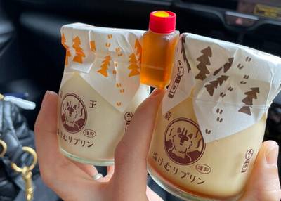 蔵王湯けむりプリン