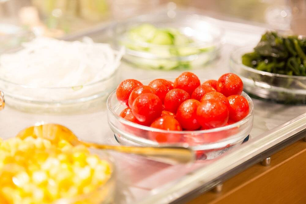 朝食ビュッフェ