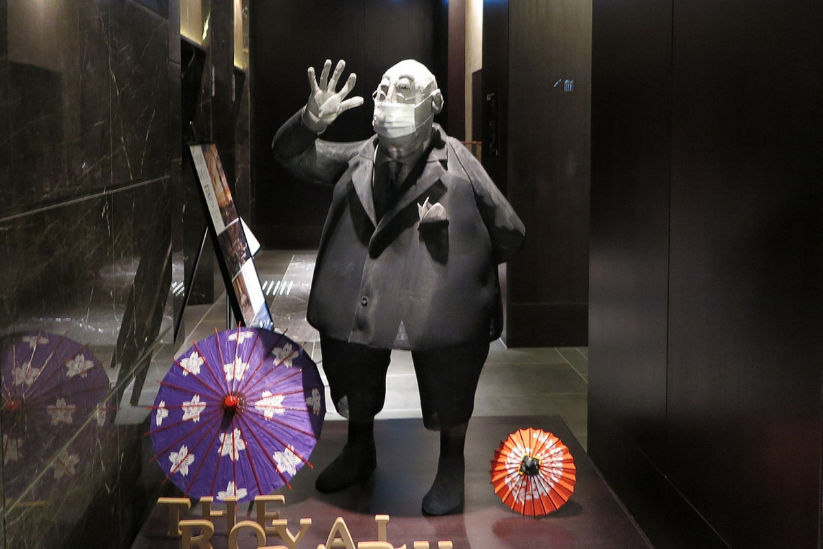 ロビーにも…、全社長がモチーフのようです