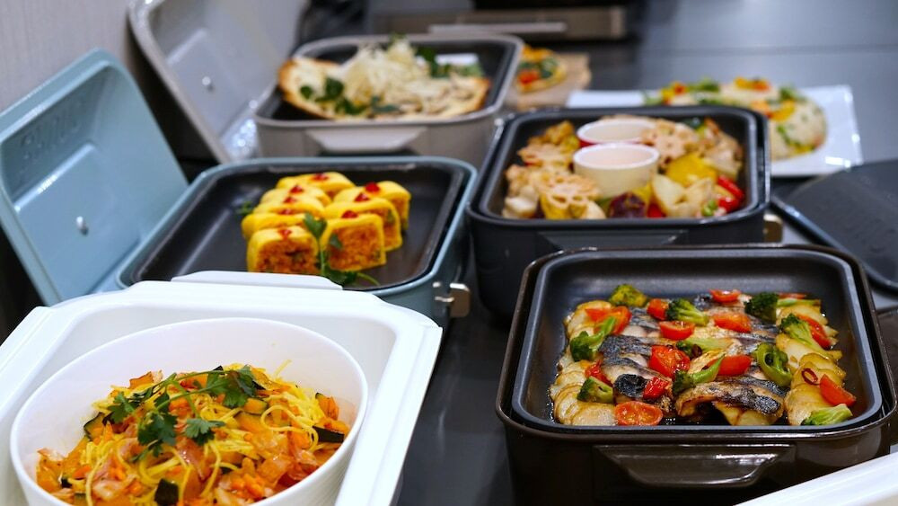 朝食ビュッフェ