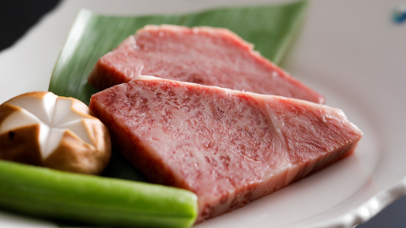 但馬牛のステーキ例