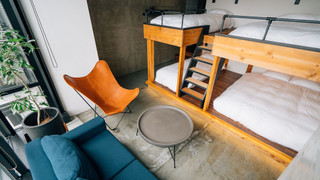 デラックスルームリバービュー ダブルベット2台 & シングルベット2台 禁煙