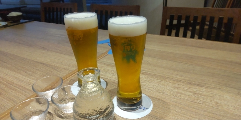 ディナーのドリンク