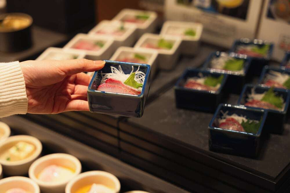 朝食ビュッフェ