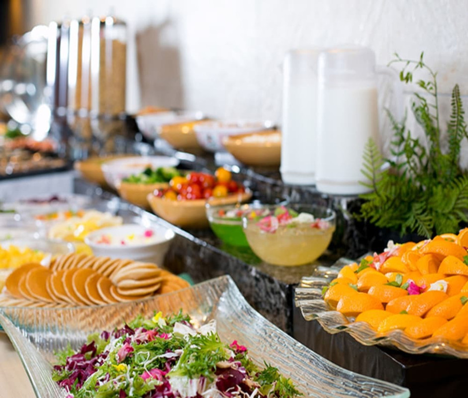 朝食ビュッフェ