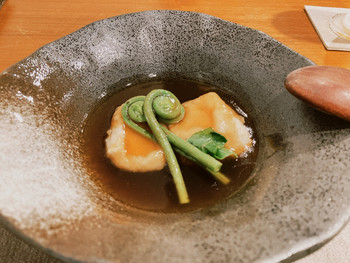 「ソラニワホテルアンドカフェ」 料理 172629350 島豆腐と宮古ぜんまい