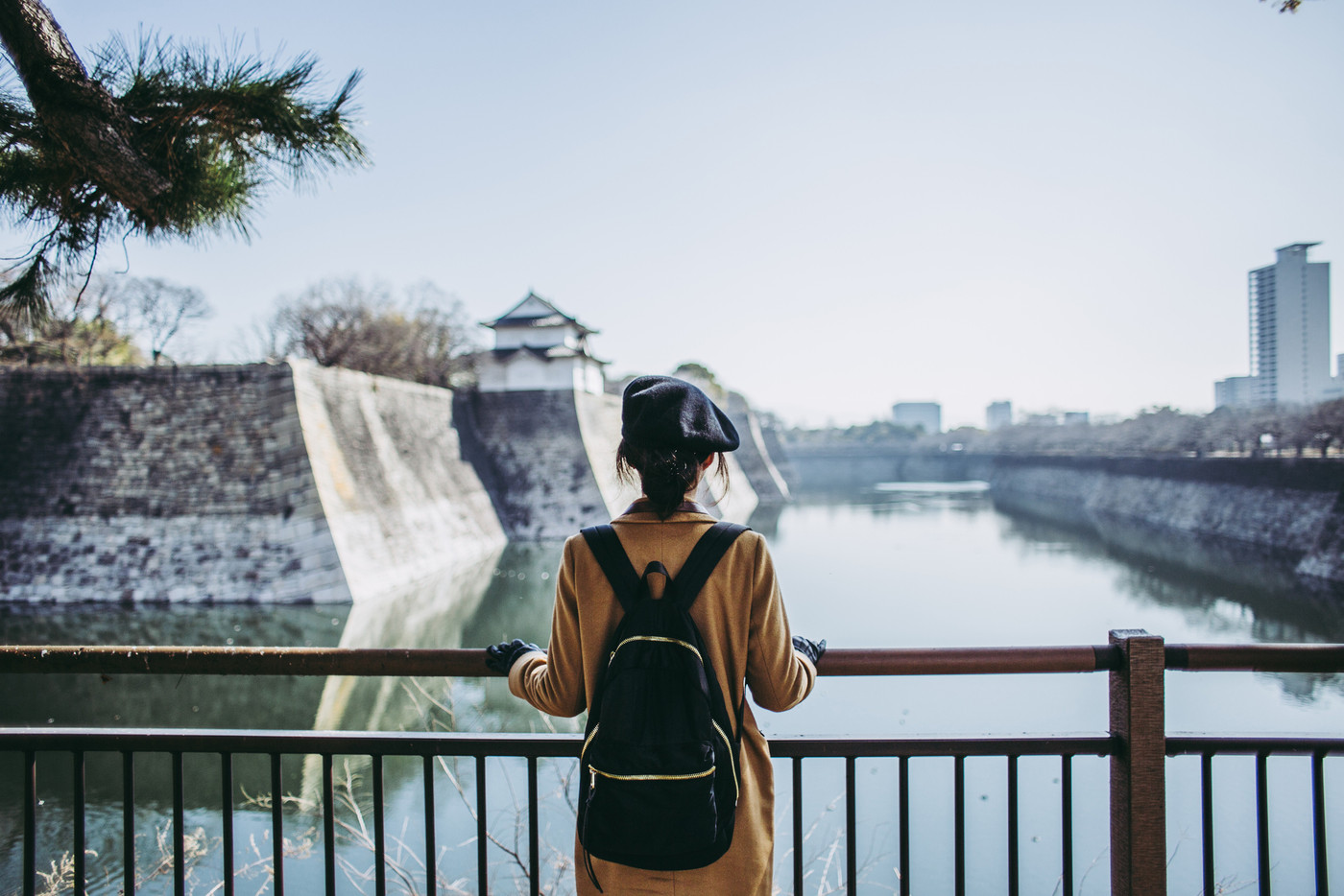 日本人女性 大阪観光