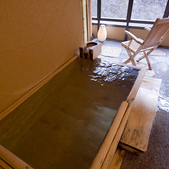 「農鳥岳」の客室露天風呂