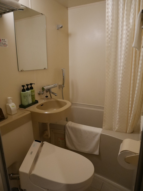 下水の臭いが充満していました。トイレは斜めに置かれています。