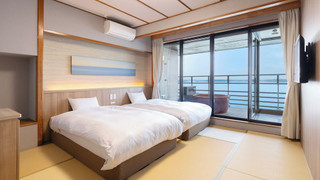 [禁煙] スタンダード露天風呂付和ベッドツイン シャワーのみ