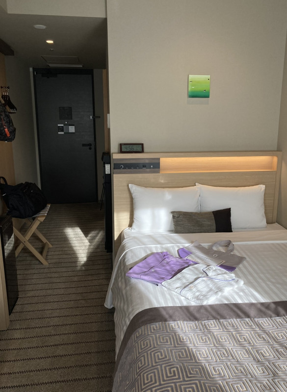 寝やすかったベッド　ライティングもナイス