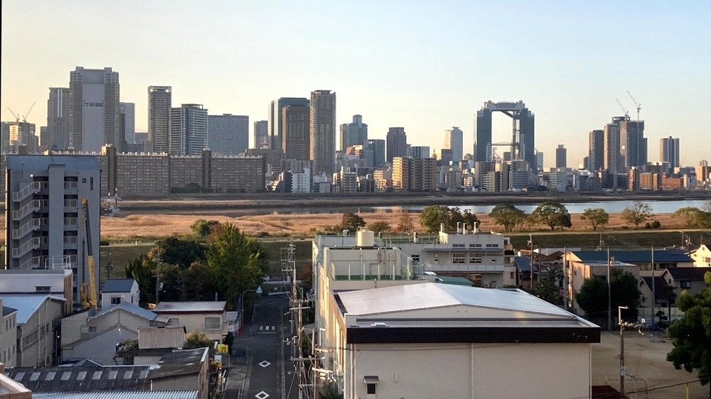 梅田付近の眺望です