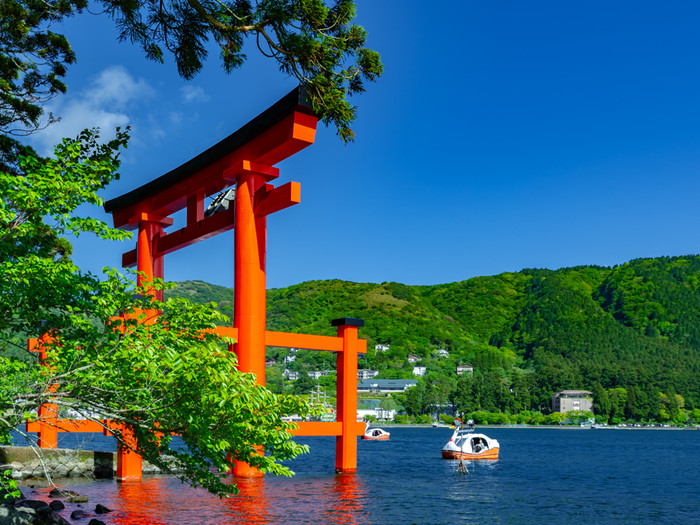 「箱根神社」は縁結びの神社としても知られる場所。良縁祈願に訪れてみて