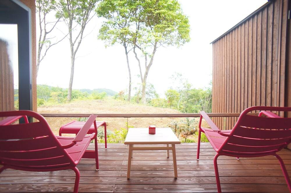 別邸ゆむた ゆずり葉 ウッドデッキ