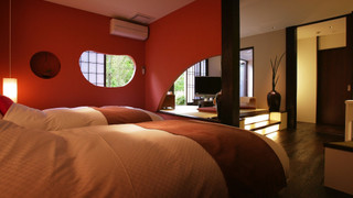 [特別室 山酔庵] 源泉かけ流し半露天風呂付和洋室 禁煙