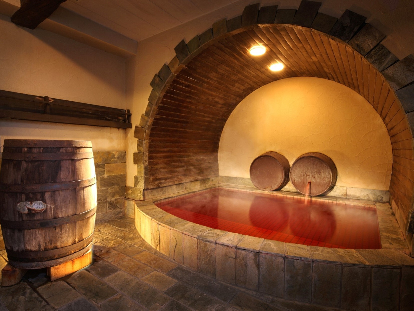 貸切風呂でプライベートな入浴タイム3406537