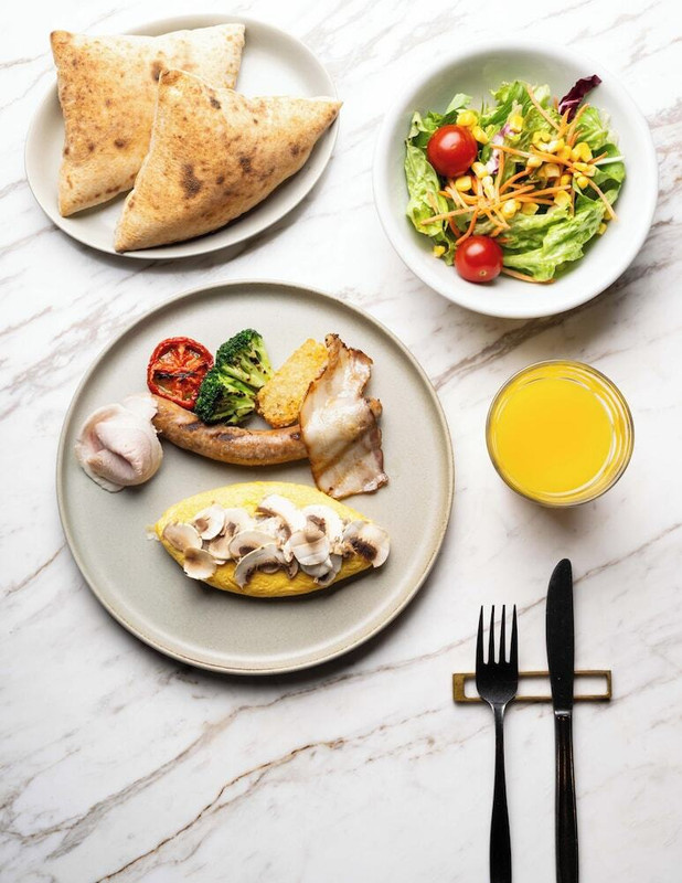 朝食ビュッフェ