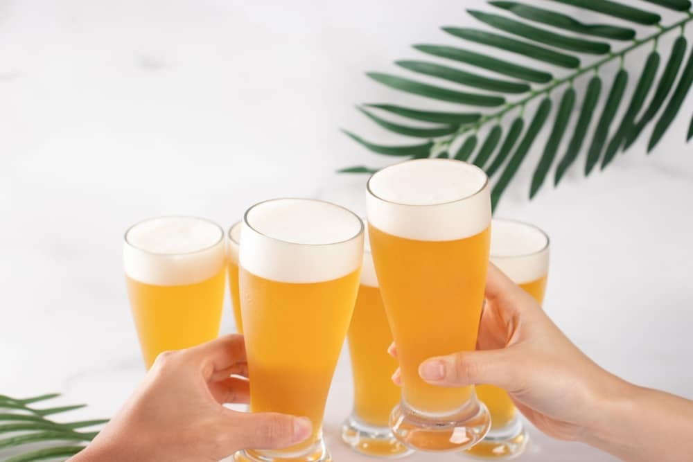 ウェルカムドリンク ビール