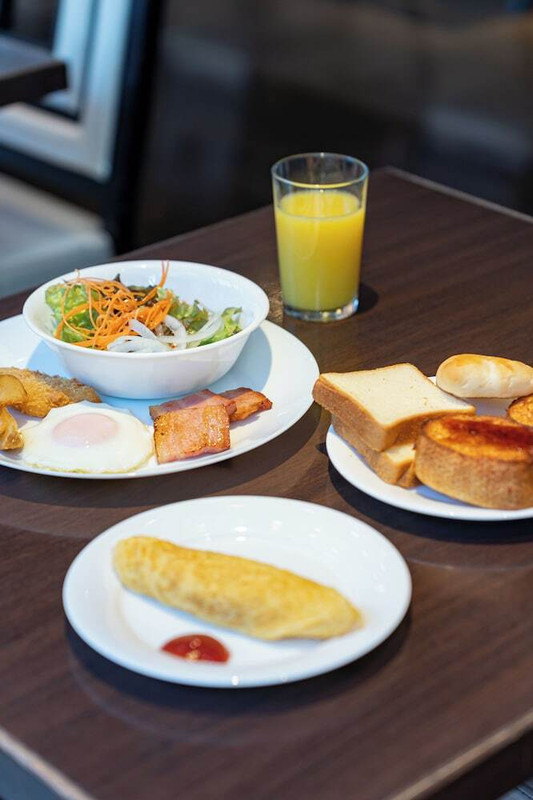 朝食ビュッフェ