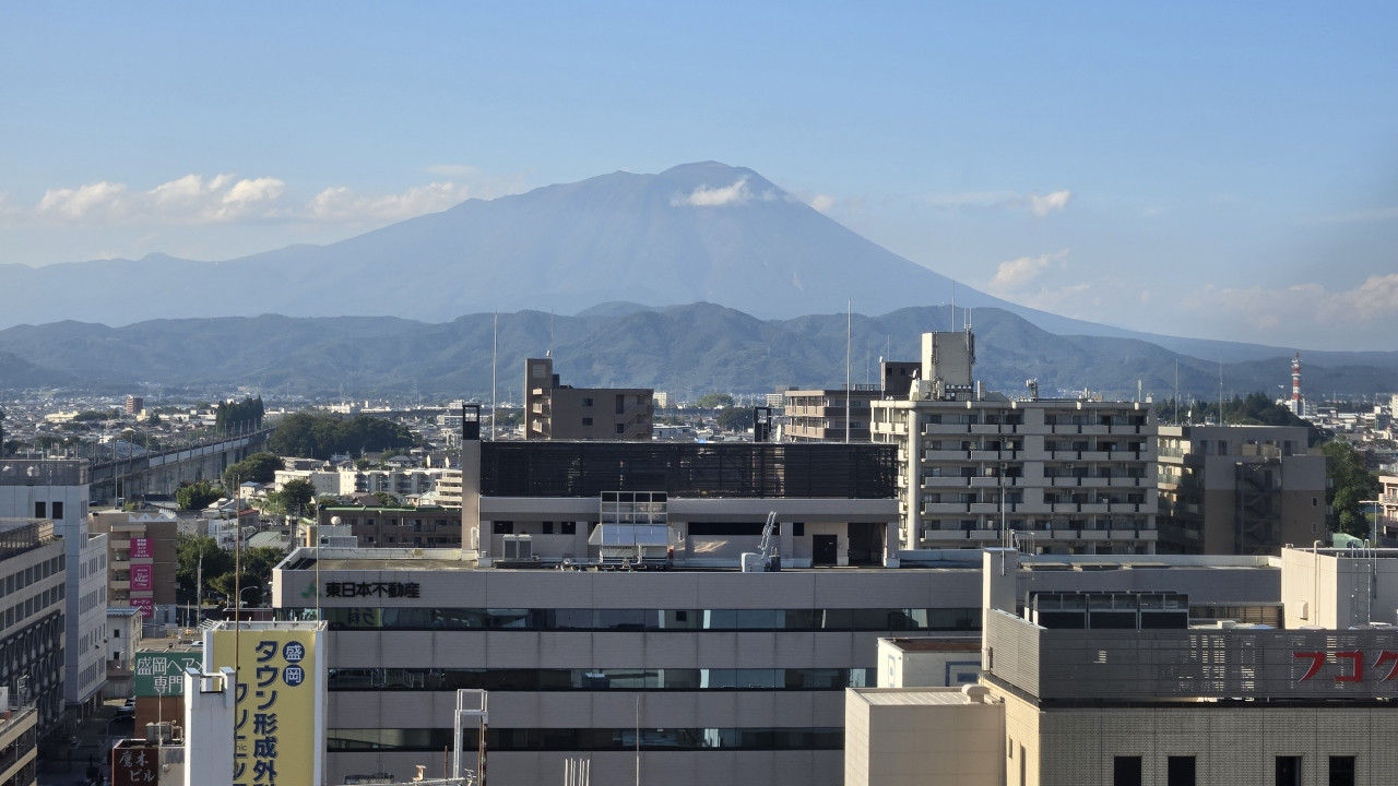 美しい岩手山です