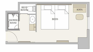 デラックス ツインルーム 禁煙