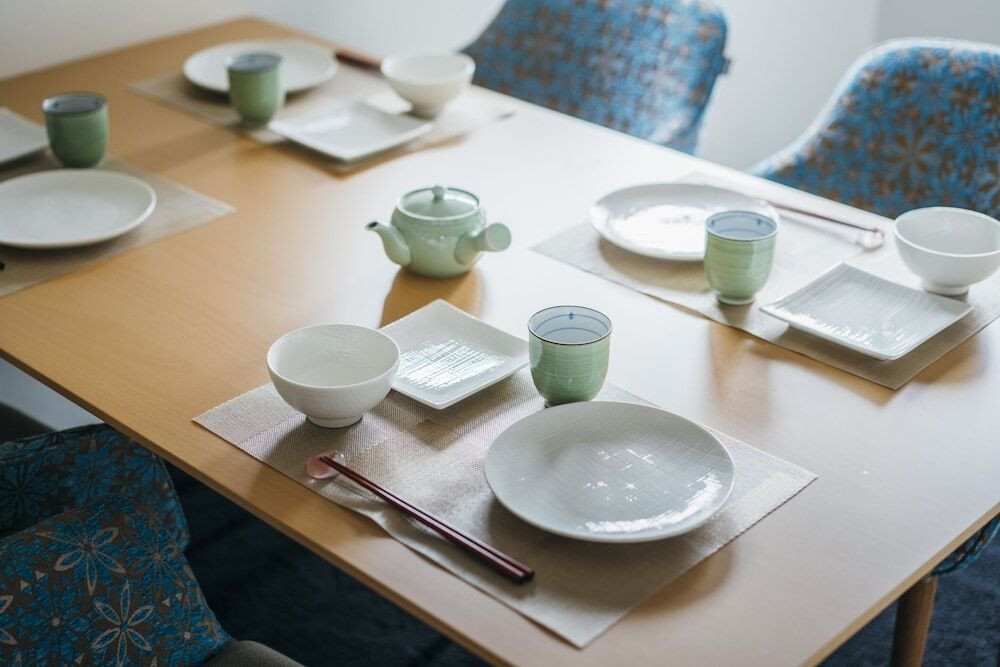 客室内のダイニングエリア