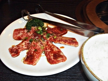 「韓味館」料理 805156 牛カルビ定食