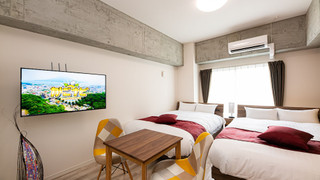 ベーシック ツインルーム ダブルベッド 2 台