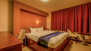 [禁煙]エコノミーシングルダブルベッド 内風呂あり