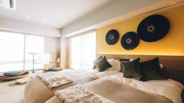 4名まで泊まれる客室 / 5