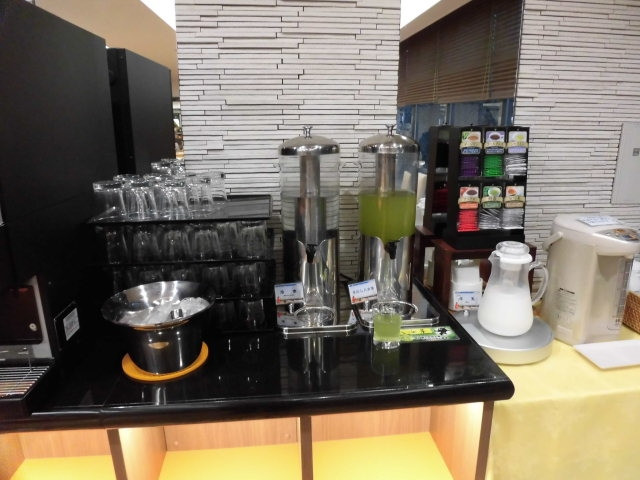 ドリンクバーです。