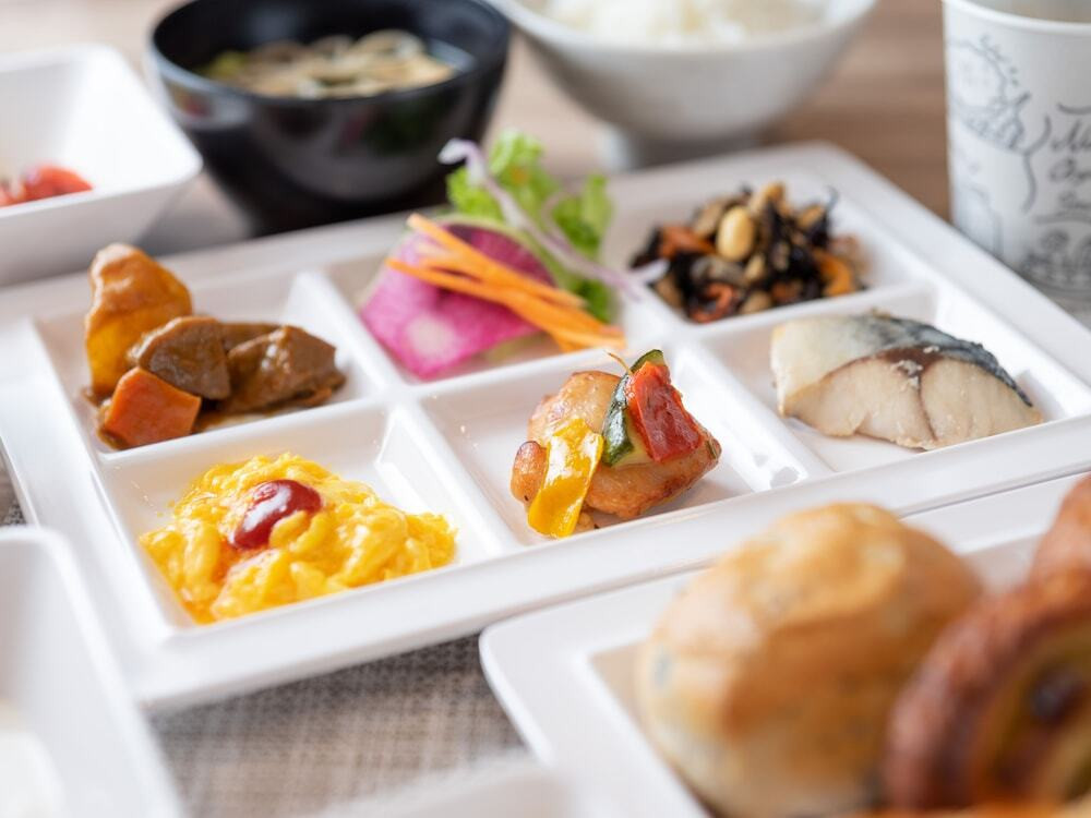 朝食ビュッフェ