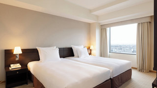 プレミアム ルーム ダブルベッド 2 台 マウンテンビュー