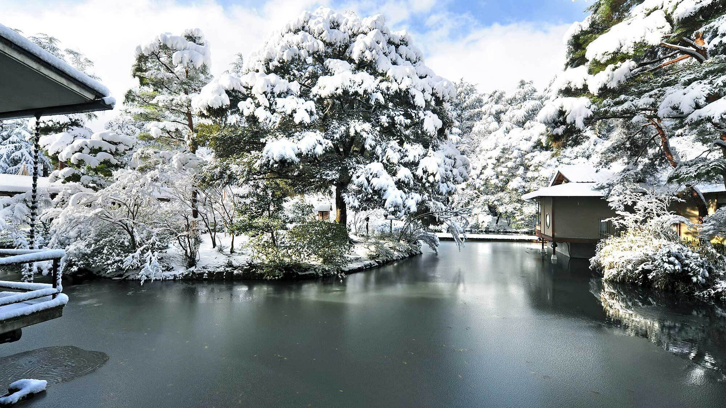 冬の庭園