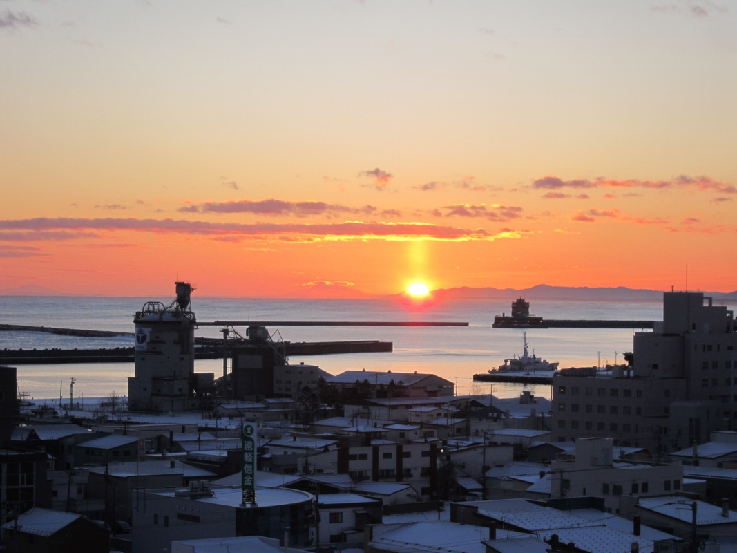 素晴らしい！に尽きるオホーツク海の朝陽
