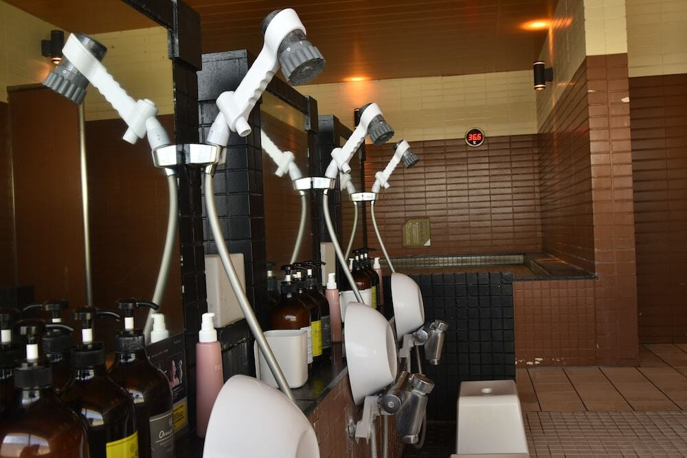 天空の湯　洗い場