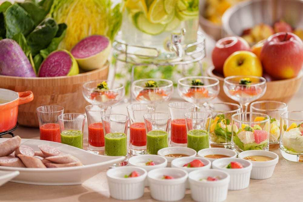 朝食ビュッフェ