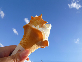「道の駅 ひがしかわ 道草館」 料理 44674856 キラリ☆ソフト　￥300