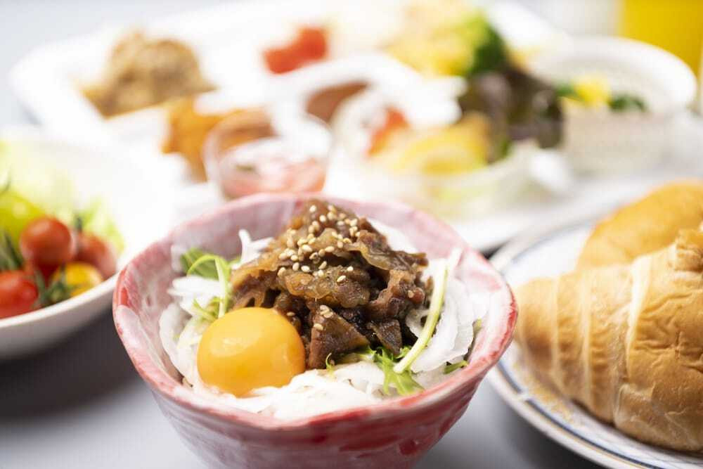 朝食ビュッフェ一例