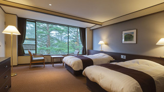 松林側洋室ツインベッドルーム [ネット限定]