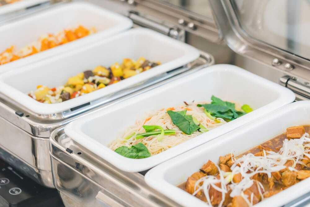 朝食ビュッフェ