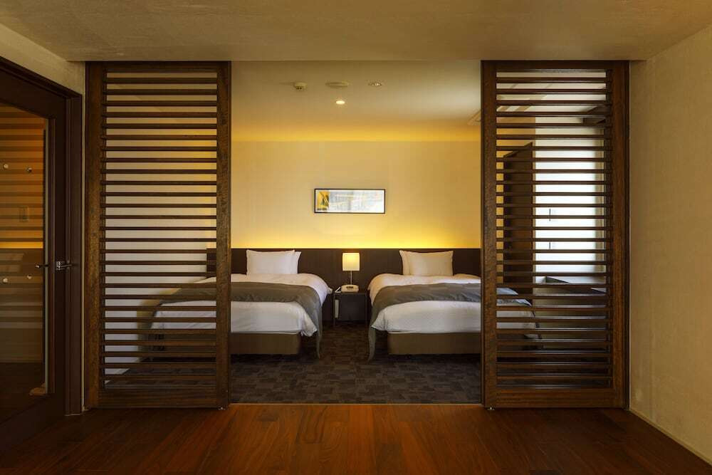 コーナースイート1001の寝室