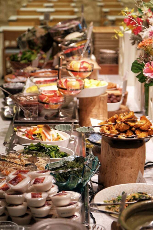 朝食ビュッフェ