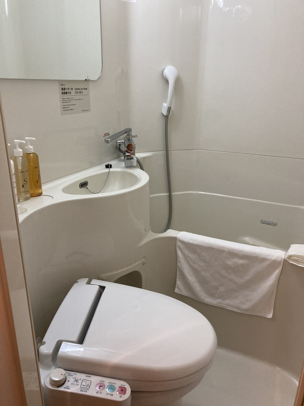 バスルームはほとんどトイレ