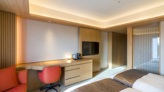 スタンダード ルーム シングルベッド 2 台 (Castle View, Walk-in Shower)