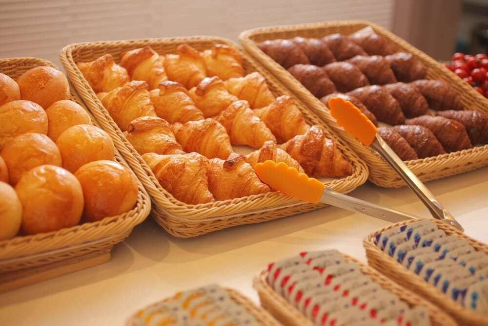 朝食ビュッフェ