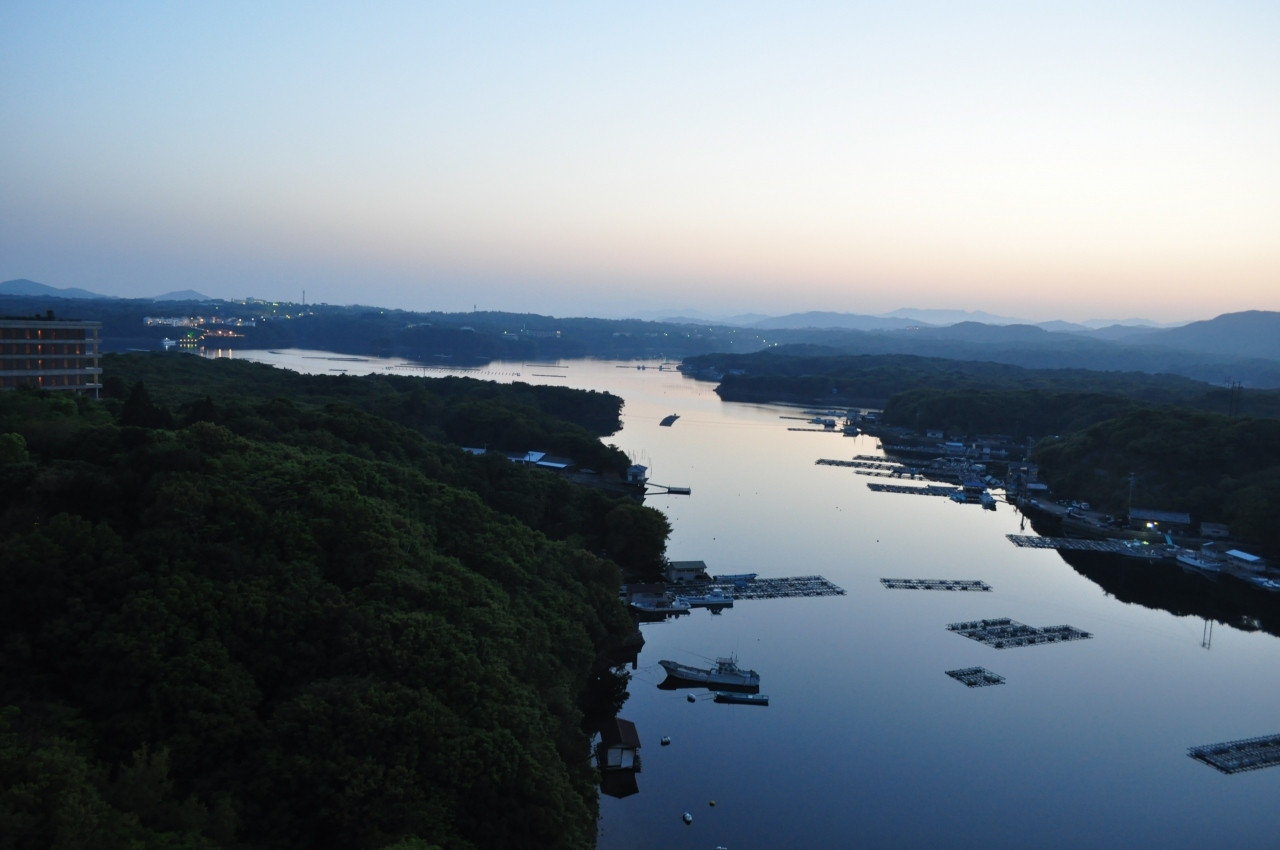 屋上庭園から英虞湾を一望627923